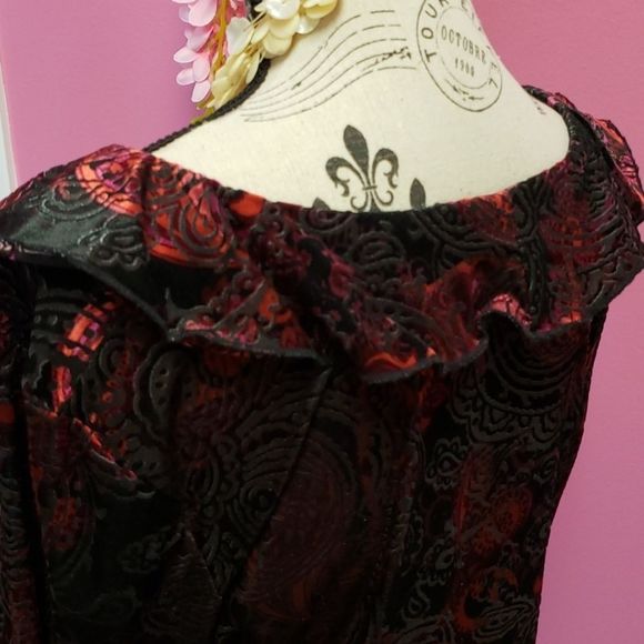 NY 💕💕 Collection Light Velvet Dress Size XL - Picture 4 of 11